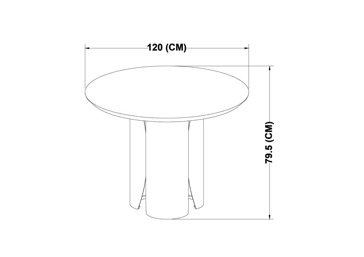 Dining Table (Gold)