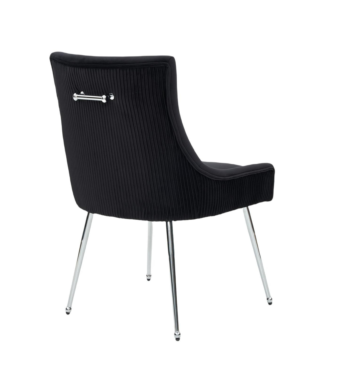 Celina Dining Chair (Black Silver) (Set of 2)