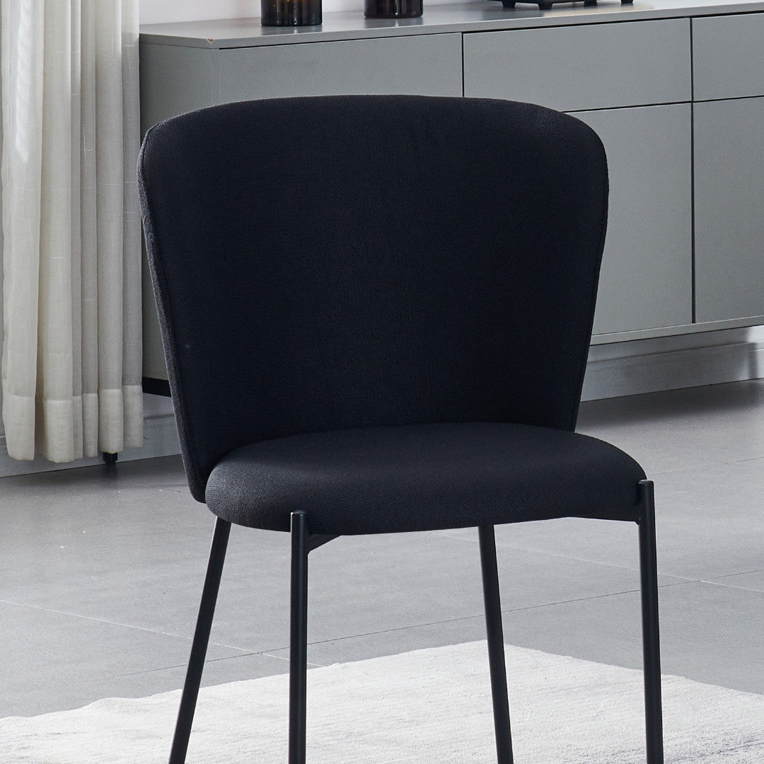 Lisa Black Dining Chairs (Set of 2)