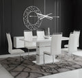 Magnus and Francis White Dining Set