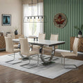 Salsa and Francis Taupe Dining Set