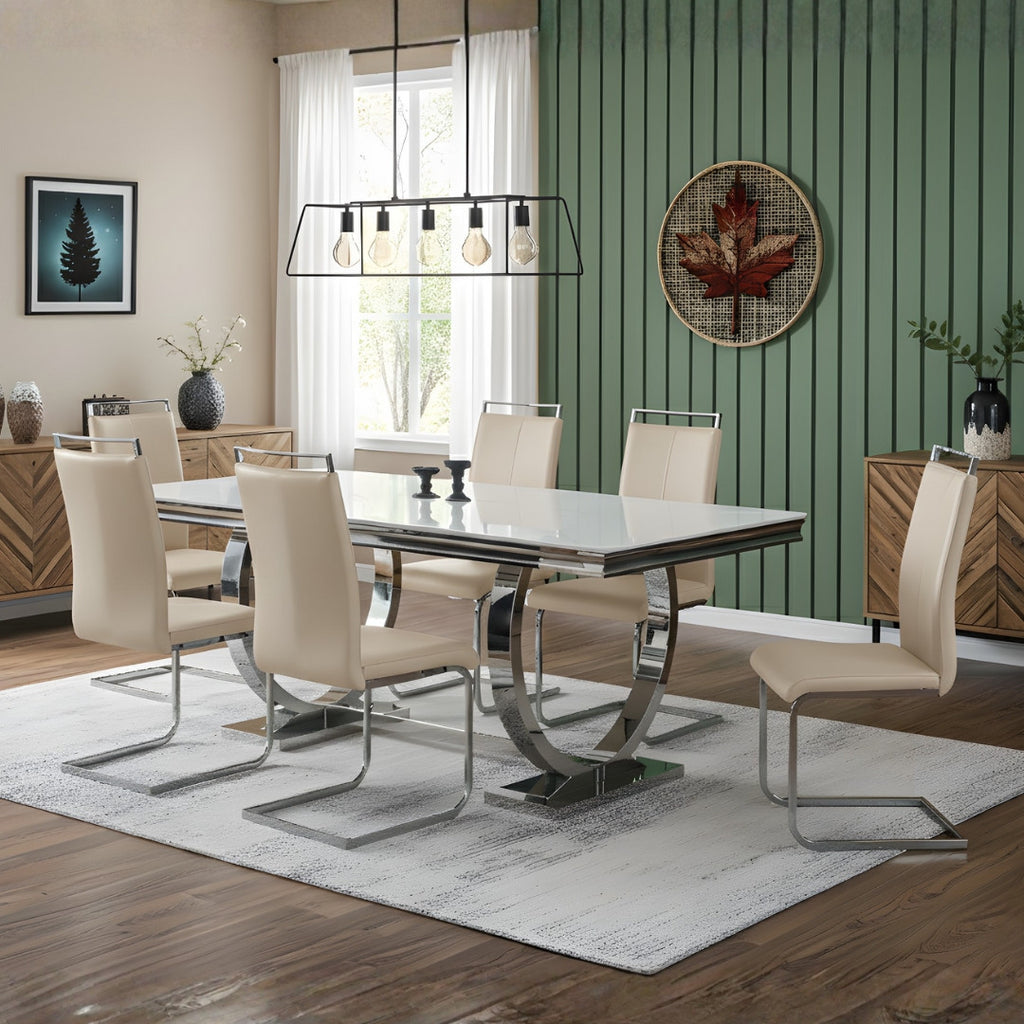 Francis Taupe Dining Chair (Set of 2)