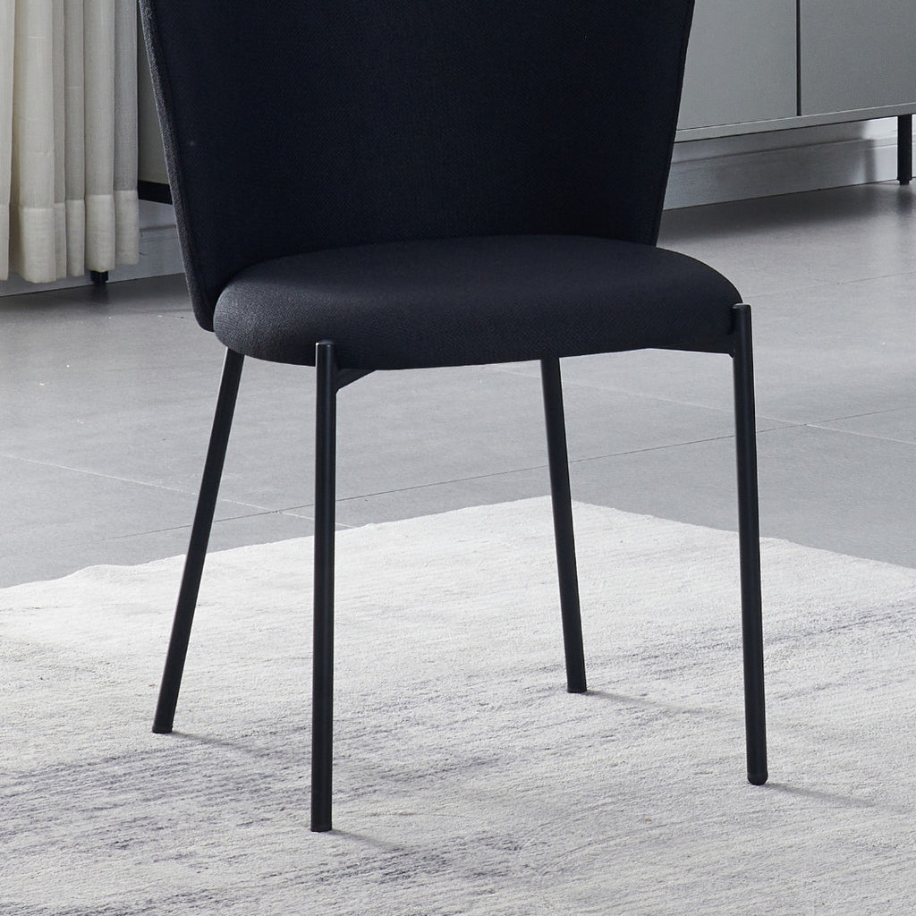 Lisa Black Dining Chairs (Set of 2)