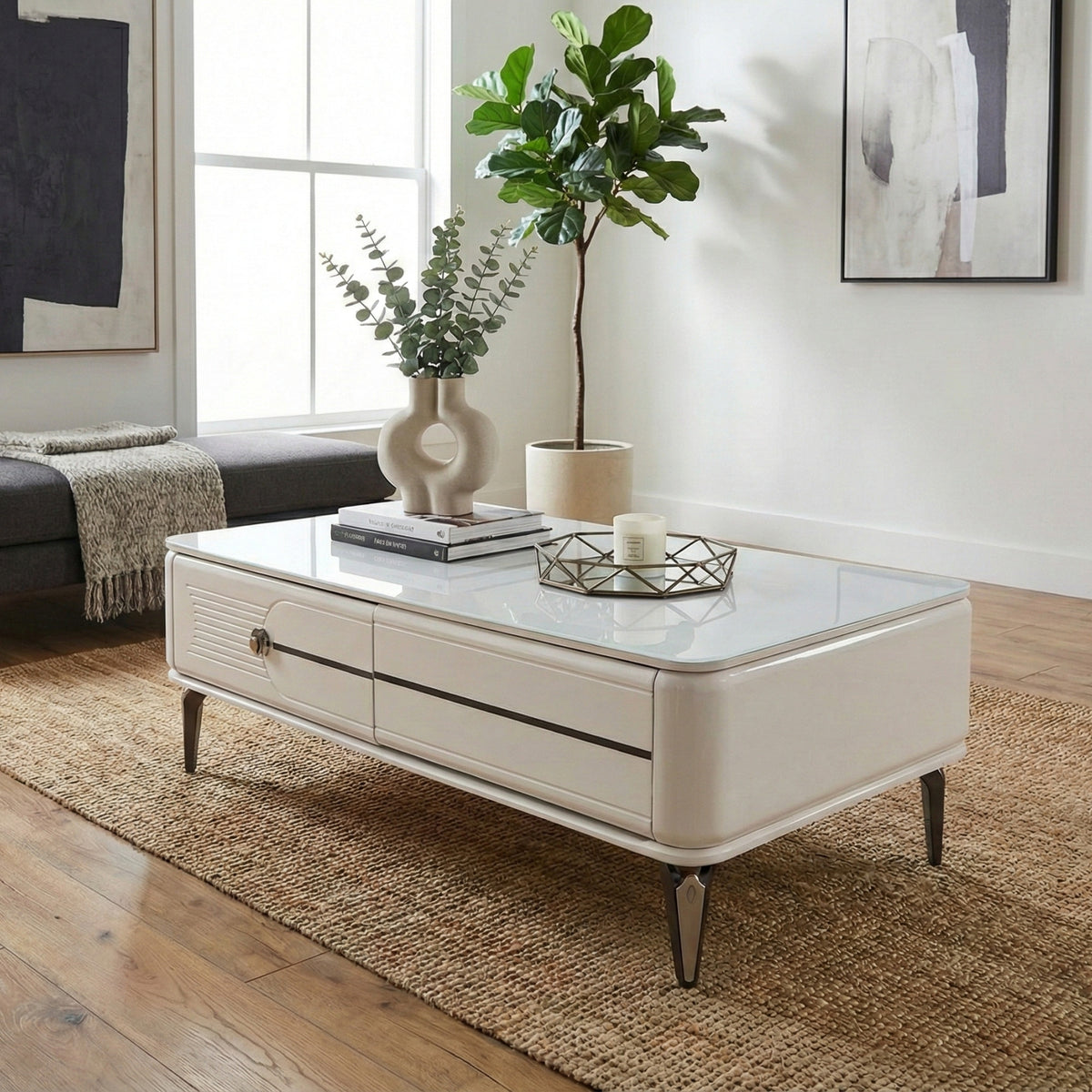 Nova Coffee Table White Gloss