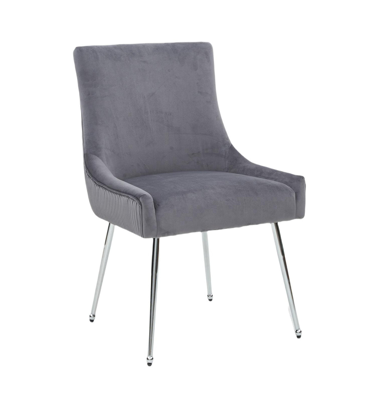 Celina Dining Chair (Grey Silver) (Set of 2)