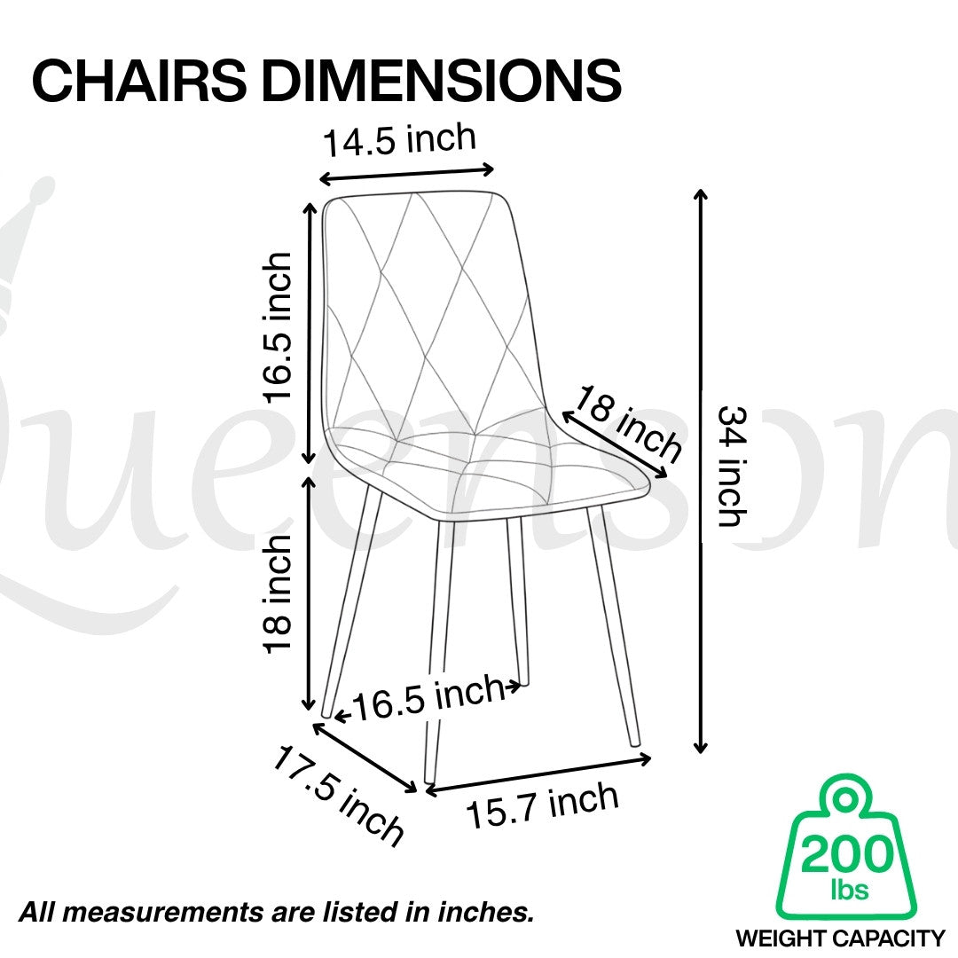 Salsa Dining Table with 6 Delhi Grey Chairs