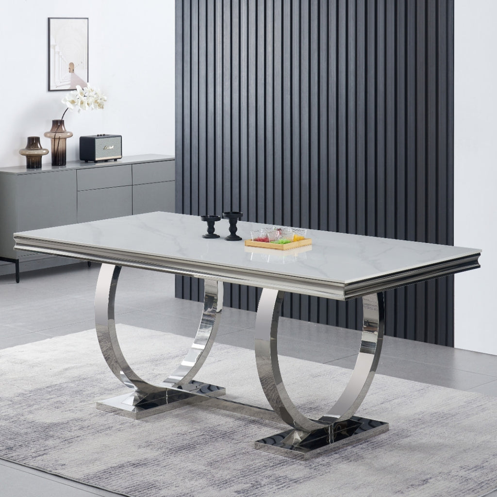 Salsa and Francis White Dining Set