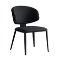 Loomie Black Fabric Dining Chair (Set of 2)