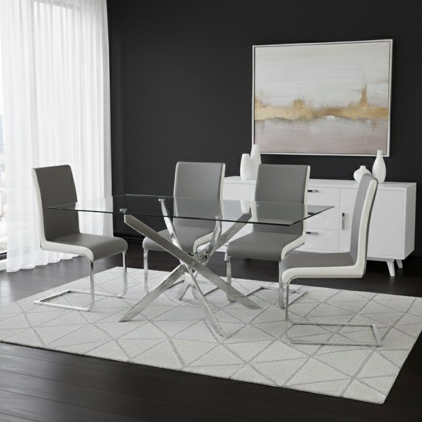 Genesis & Anne Contemporary Dining Set