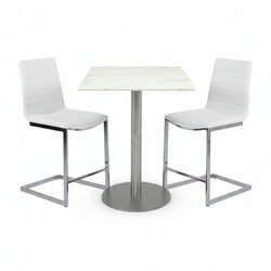 Hurricane & Pringle Marble-Top Pub Set