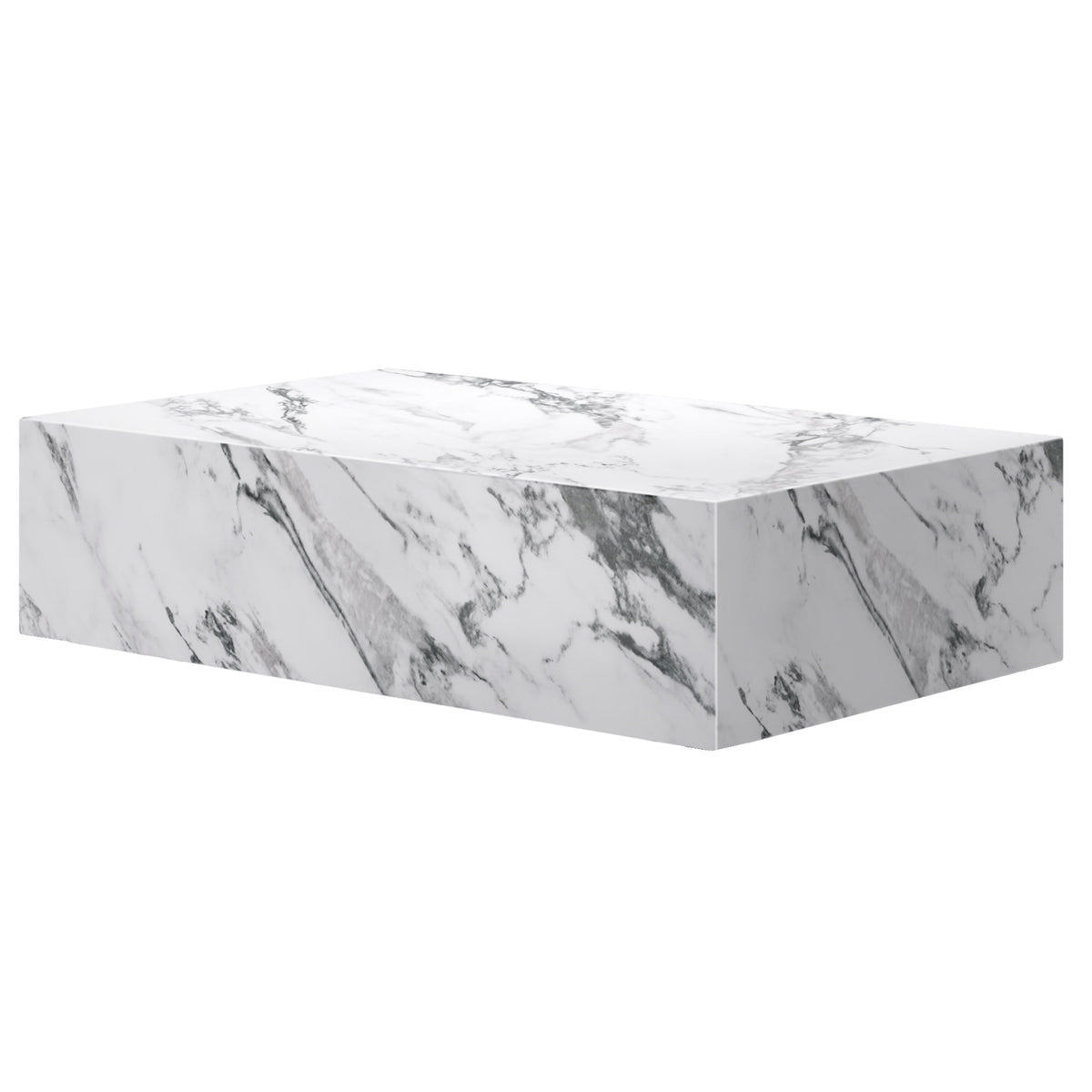 Artemis Rectangular Coffee Table (Bulgari White)