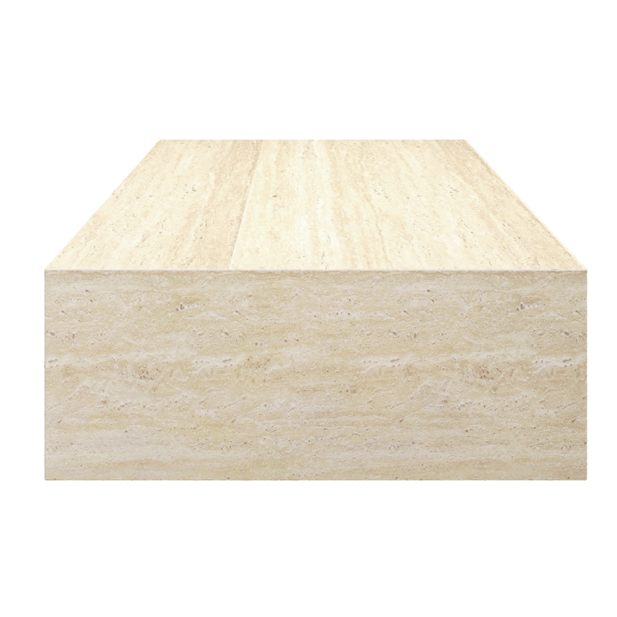 Artemis Rectangular Coffee Table (Travertine)