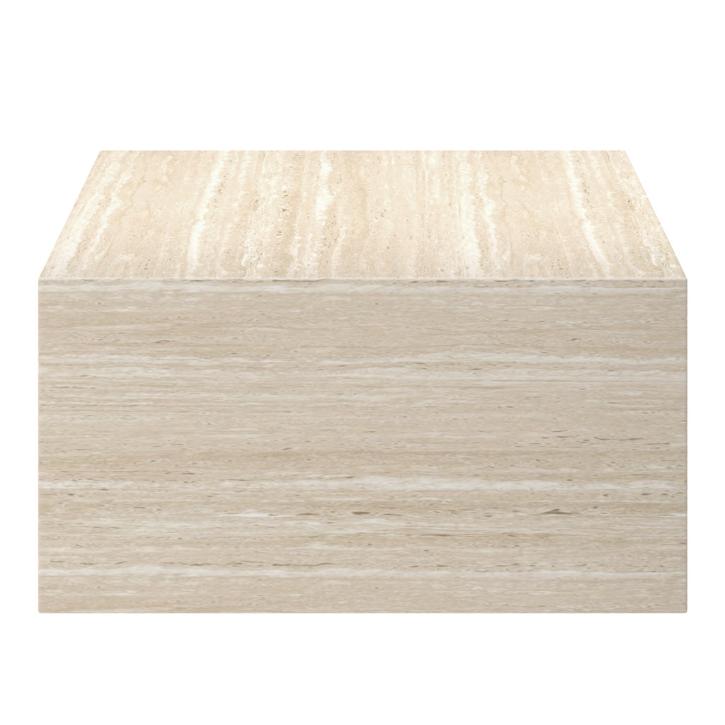 Atticus Rectangular Coffee Table (Travertine)