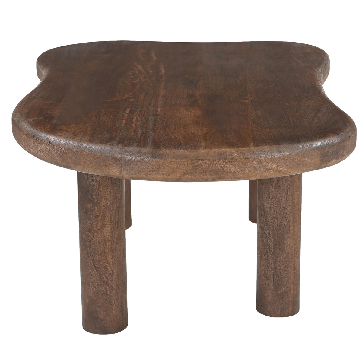 Zaloa Organic Coffee Table (Dark Walnut)