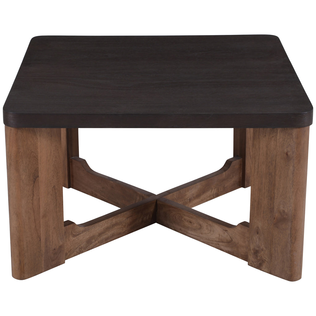 Merano Square Coffee Table (Mocha and Walnut)
