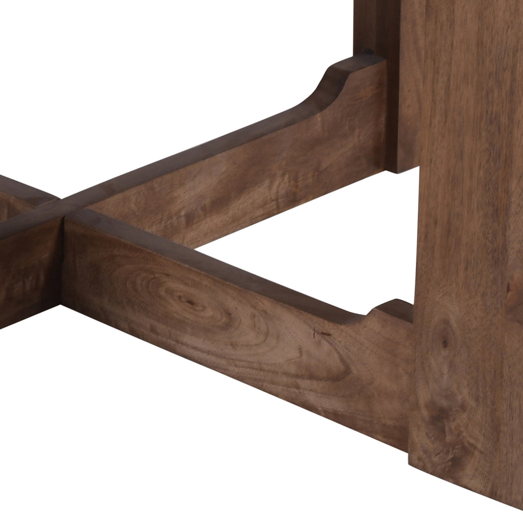 Merano Square Coffee Table (Mocha and Walnut)