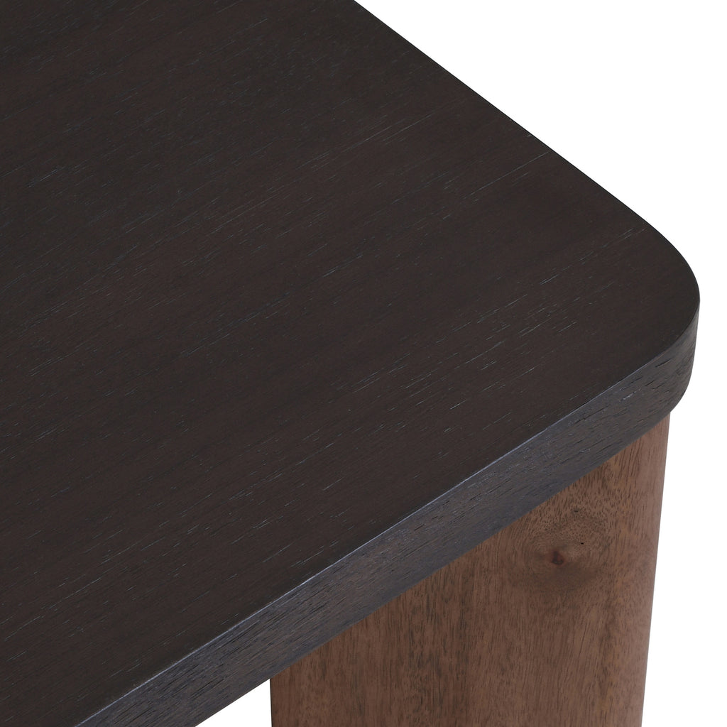 Merano Square Coffee Table (Mocha and Walnut)