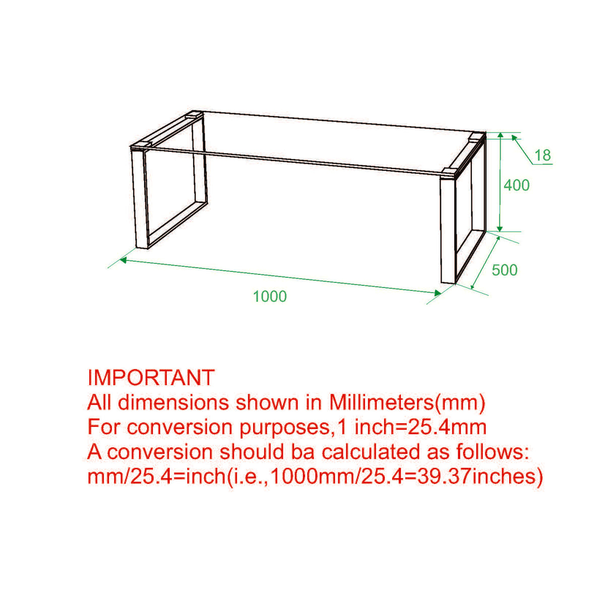 Zevon Rectangular Coffee Table (Silver)