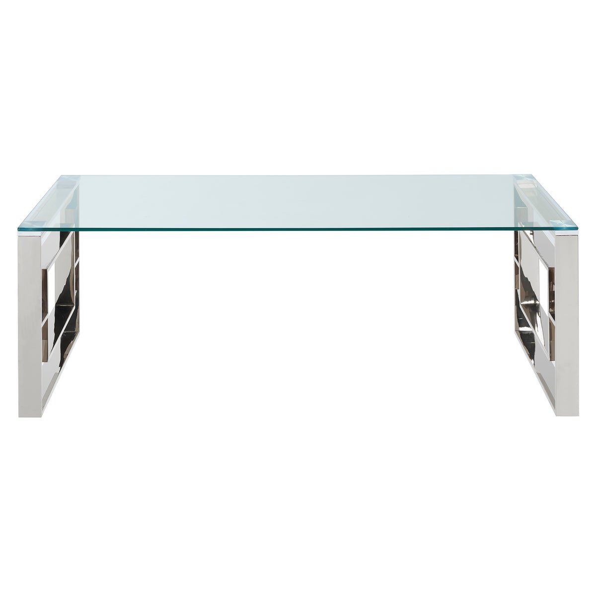 Eros Rectangular Coffee Table (Silver)