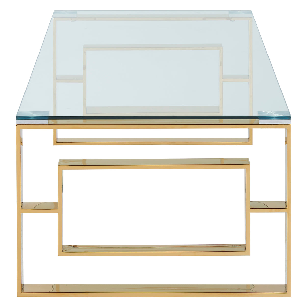 Eros Rectangular Coffee Table (Gold)