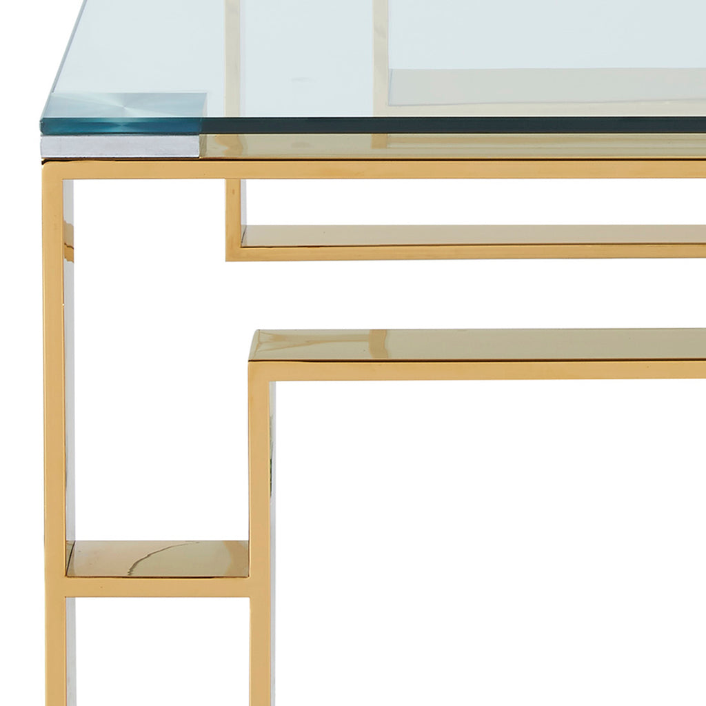 Eros Rectangular Coffee Table (Gold)
