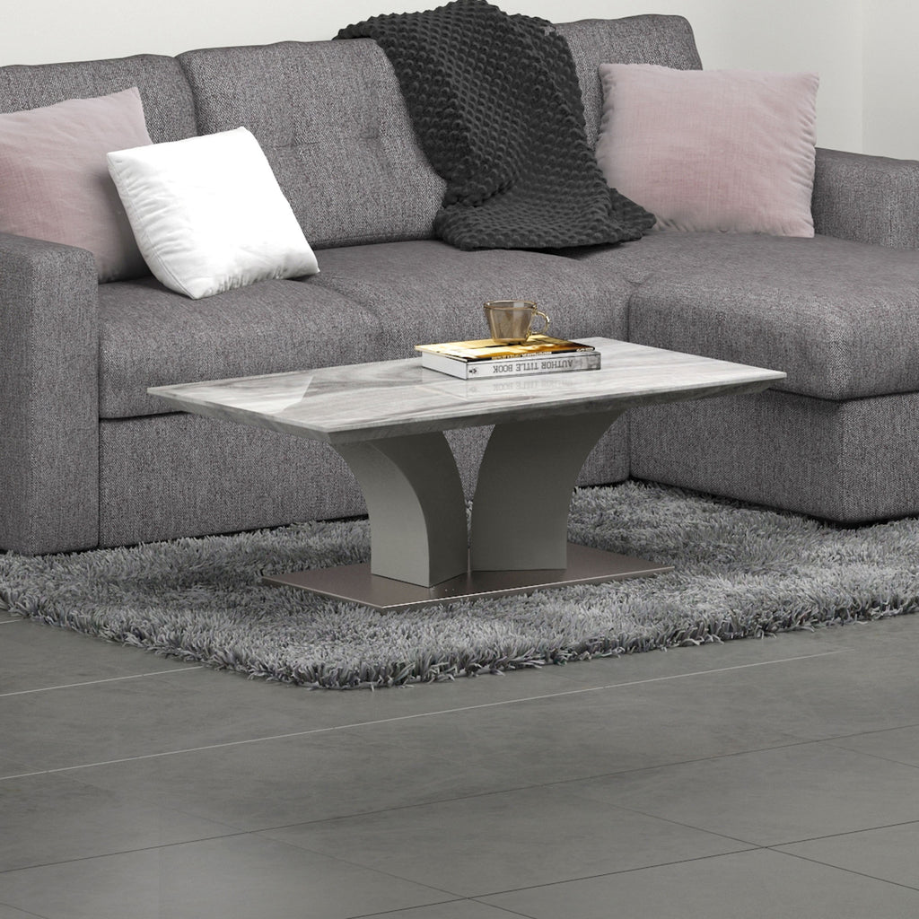 Napoli Rectangular Coffee Table (Light Grey)