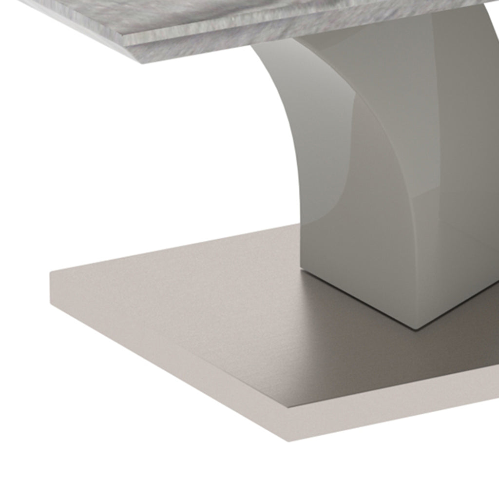 Napoli Rectangular Coffee Table (Light Grey)