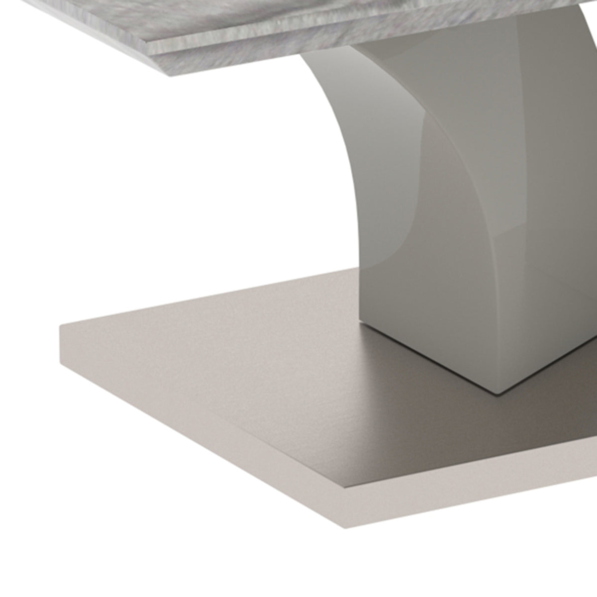 Napoli Rectangular Coffee Table (Light Grey)