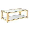 Estrel Rectangular Coffee Table (Gold)
