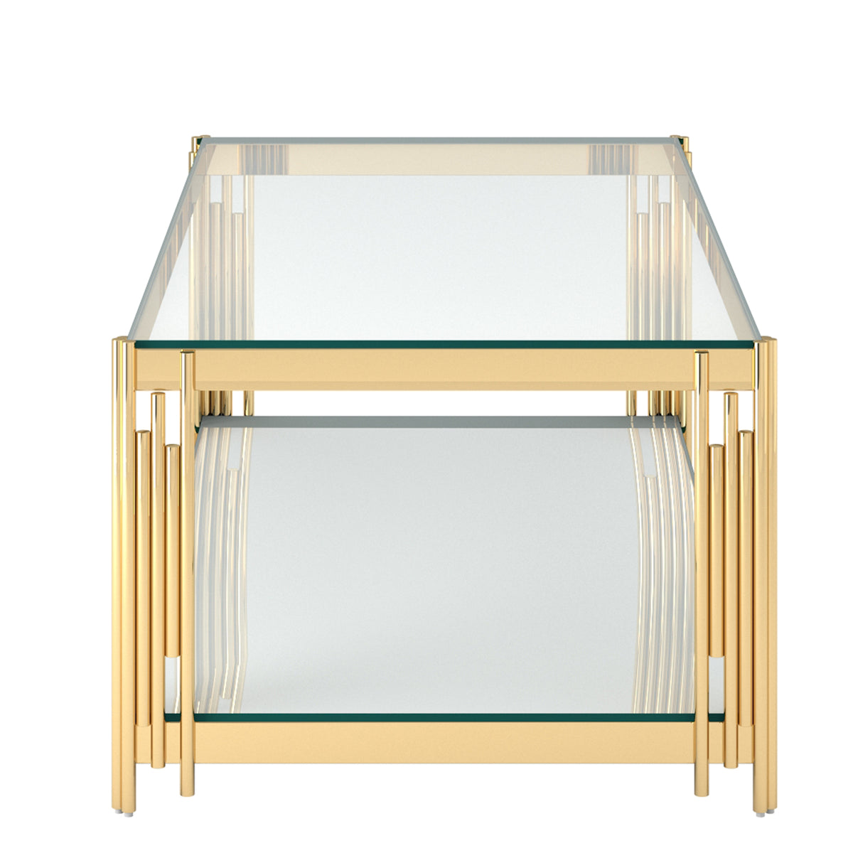 Estrel Rectangular Coffee Table (Gold)