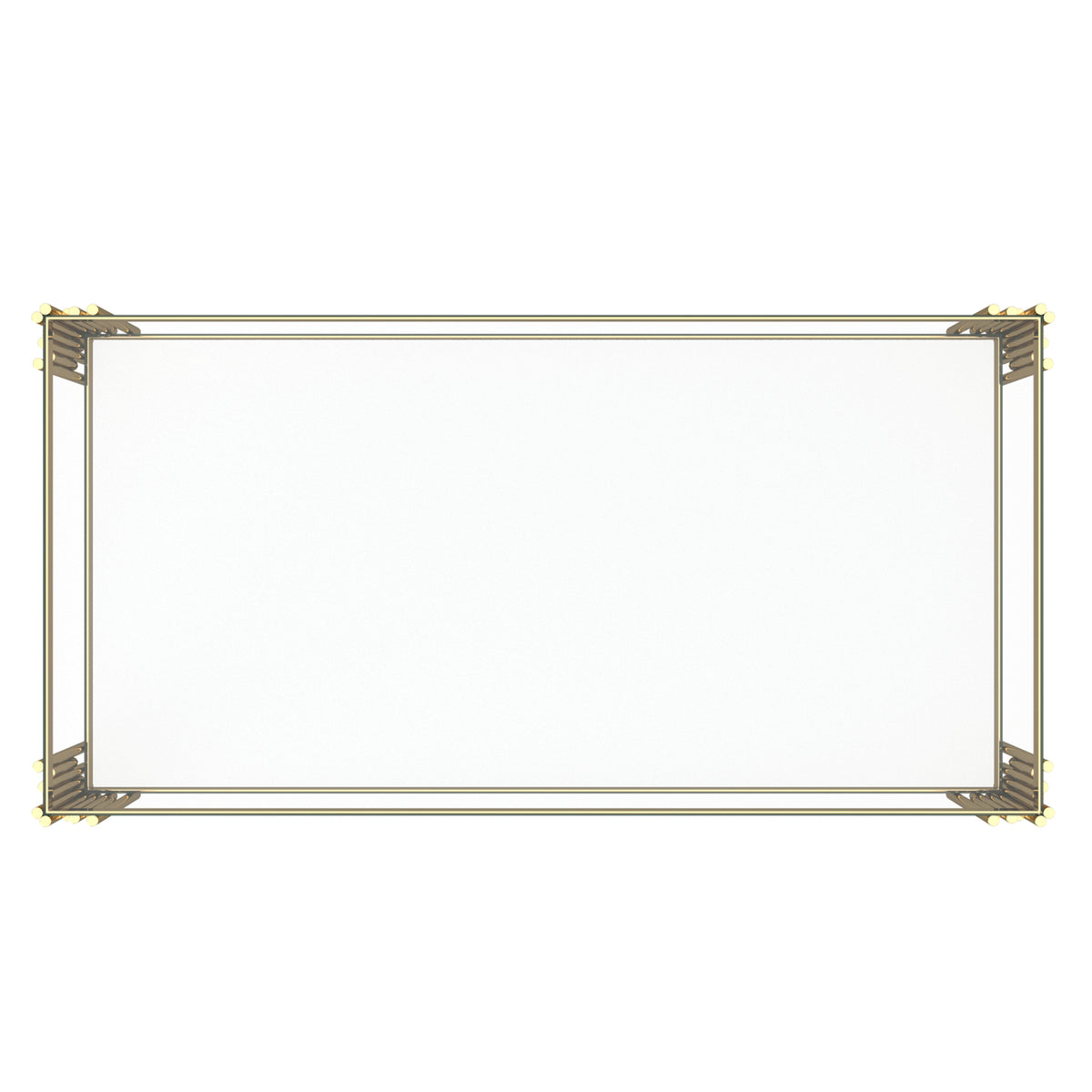 Estrel Rectangular Coffee Table (Gold)
