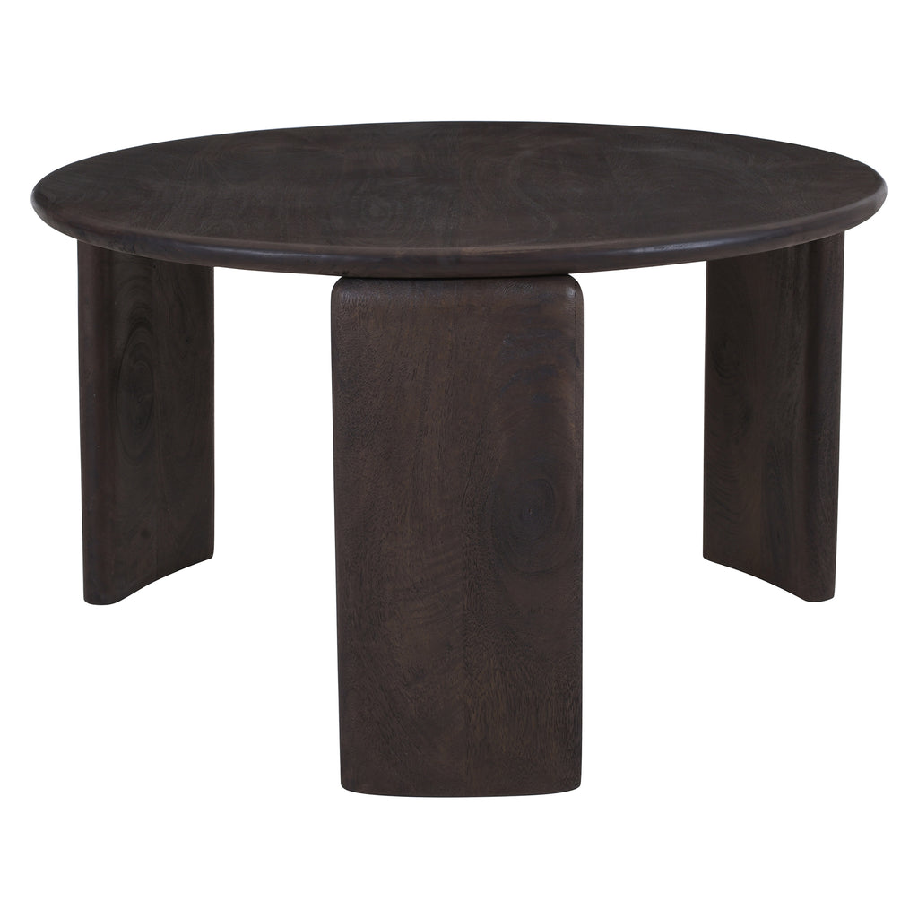 Cabot Round Coffee Table (Mocha)