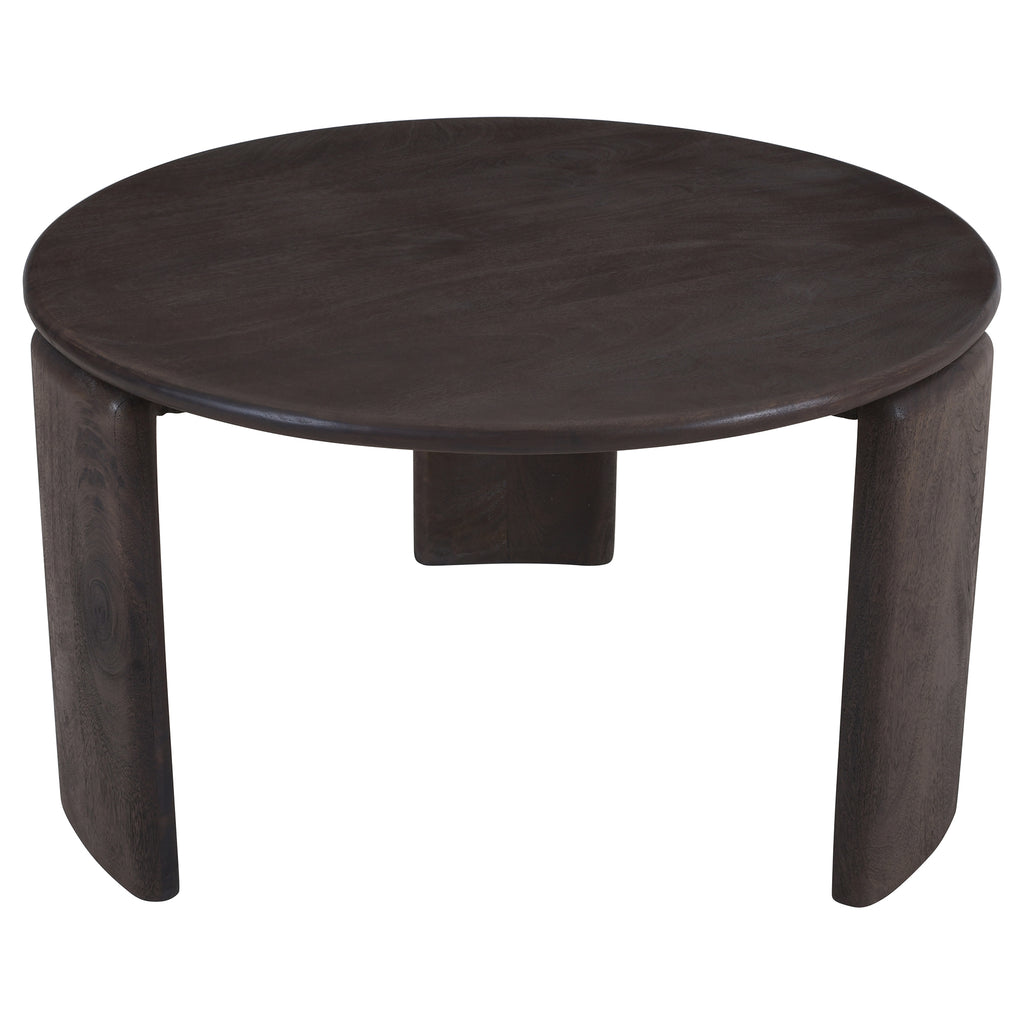 Cabot Round Coffee Table (Mocha)