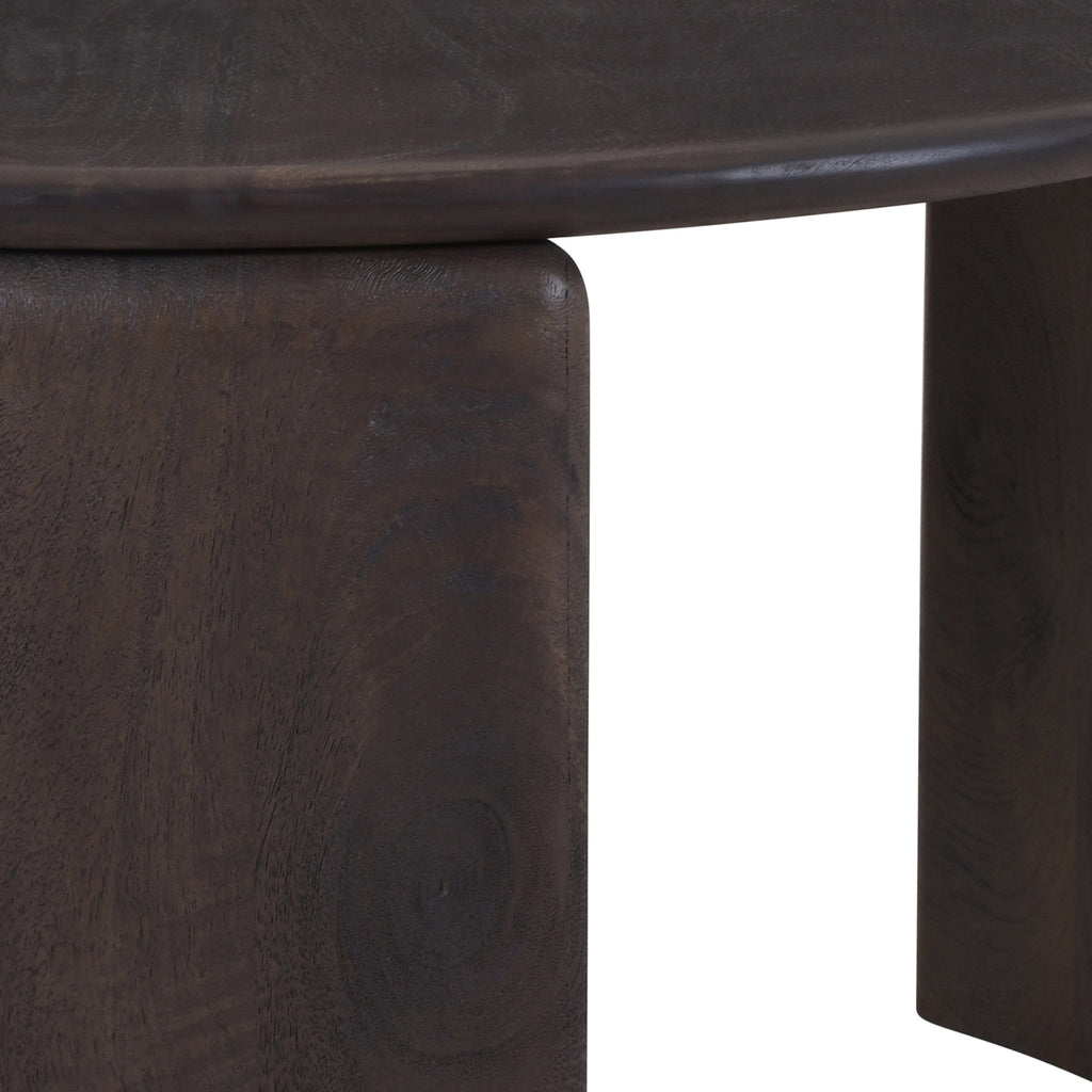 Cabot Round Coffee Table (Mocha)