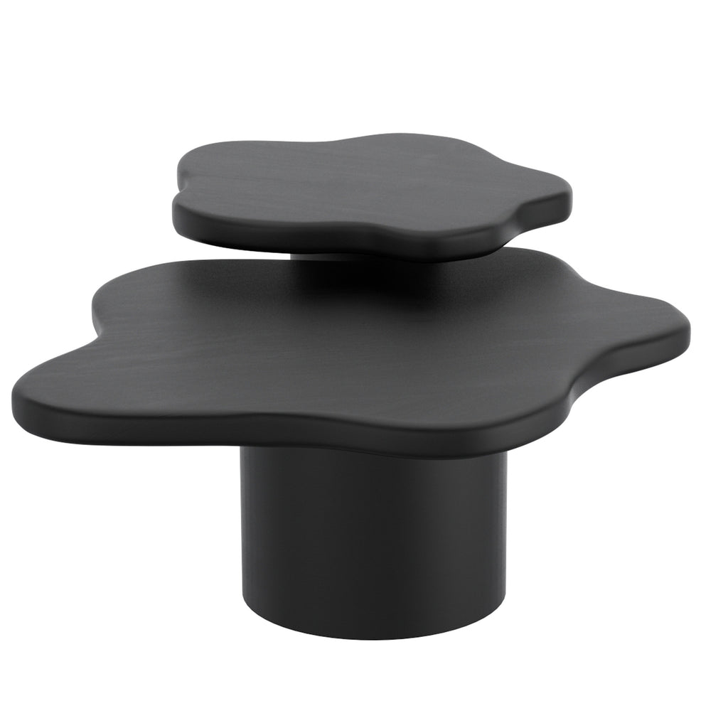Mayal 2pc Coffee Table Set (Black)