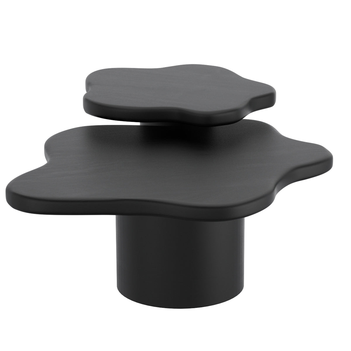 Mayal 2pc Coffee Table Set (Black)