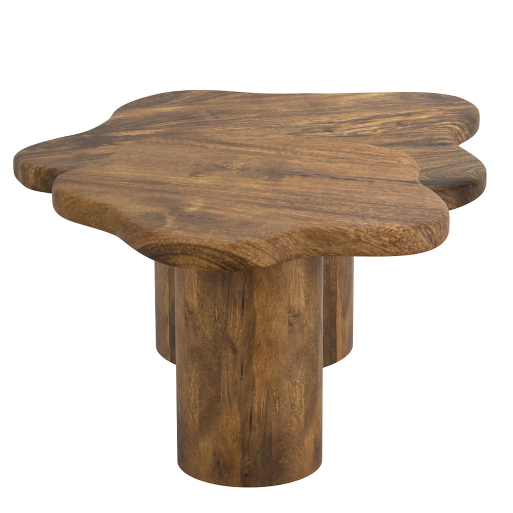 Mayal 2pc Coffee Table Set (Walnut)
