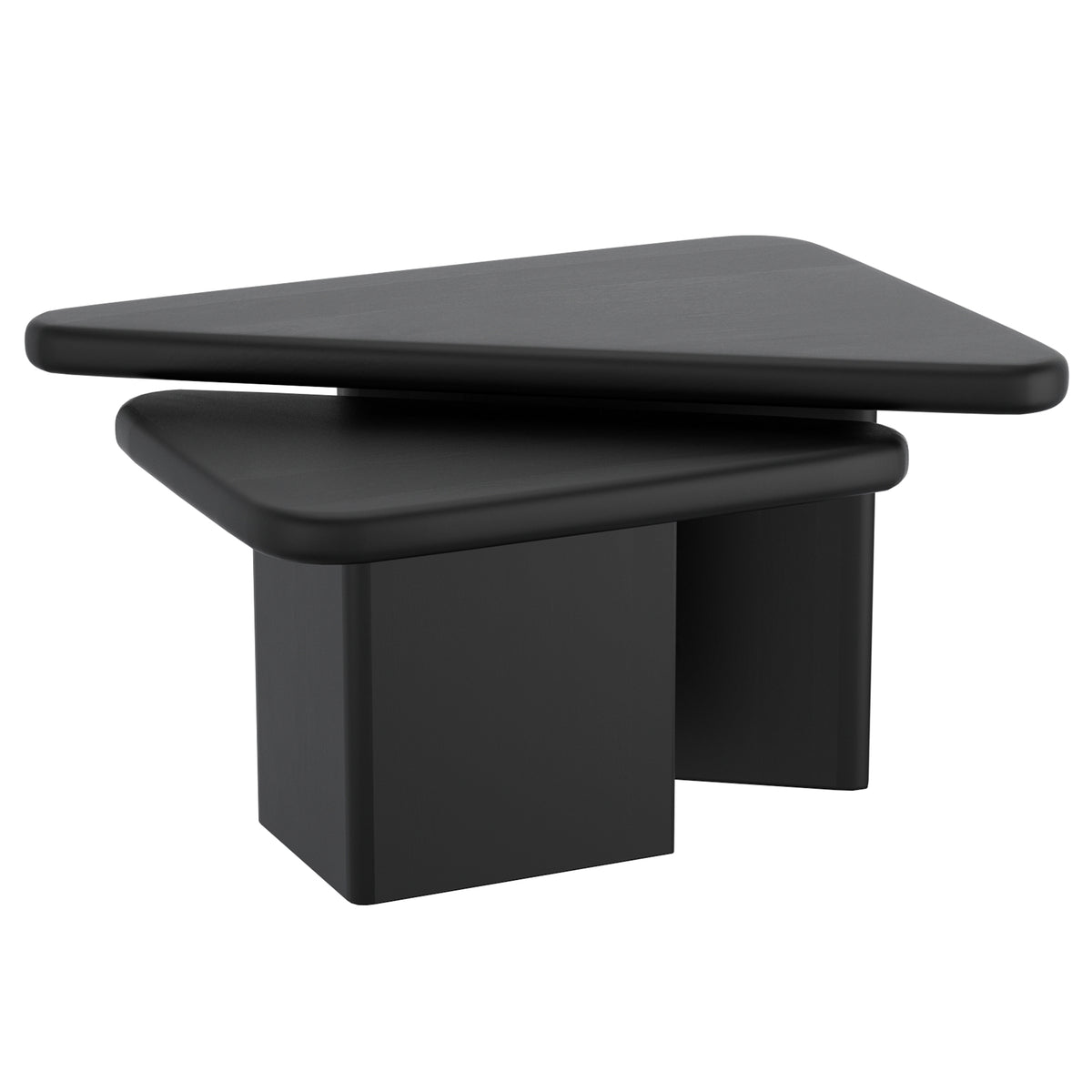 Draco 2pc Coffee Table Set (Black)