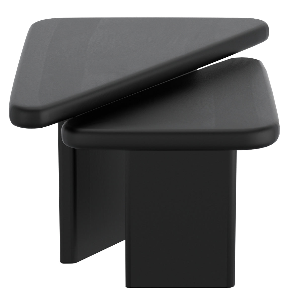 Draco 2pc Coffee Table Set (Black)