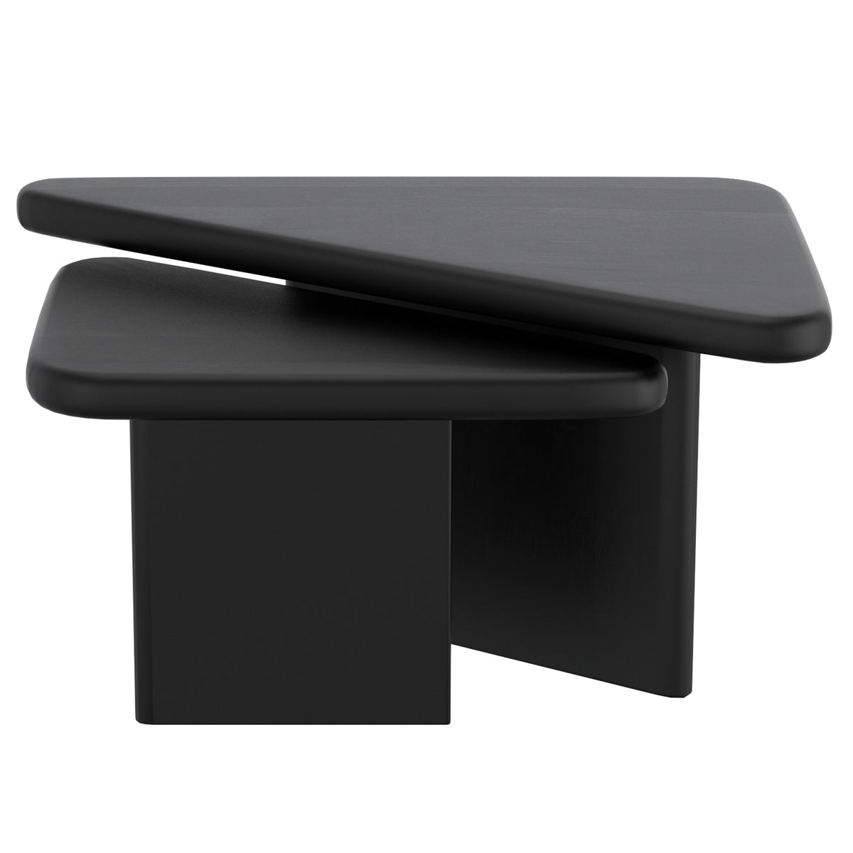 Draco 2pc Coffee Table Set (Black)