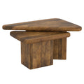 Draco 2pc Coffee Table Set (Walnut)