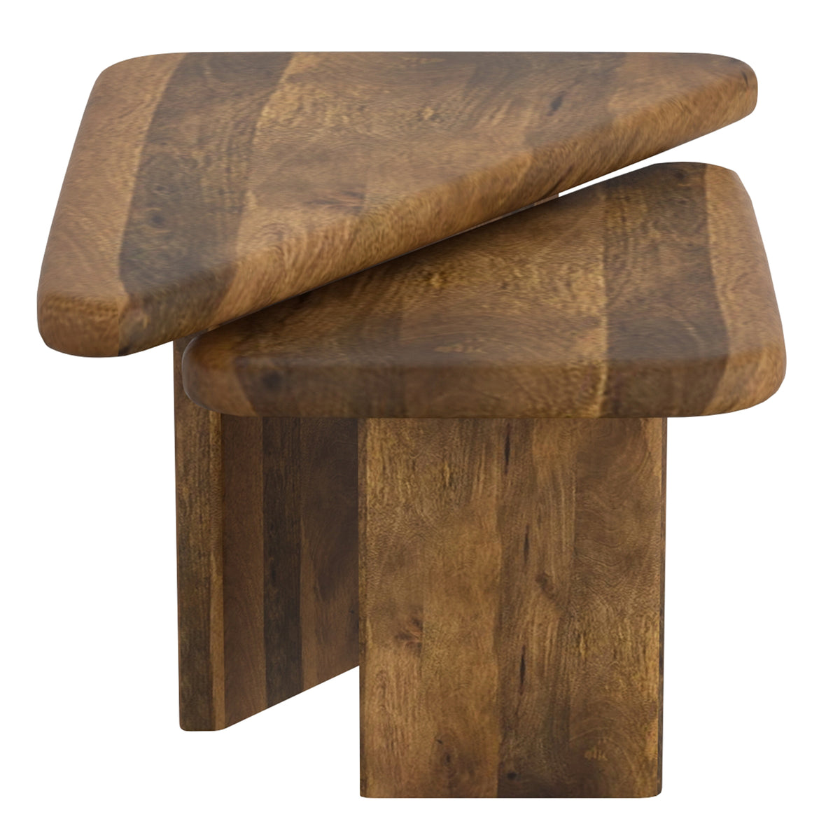 Draco 2pc Coffee Table Set (Walnut)