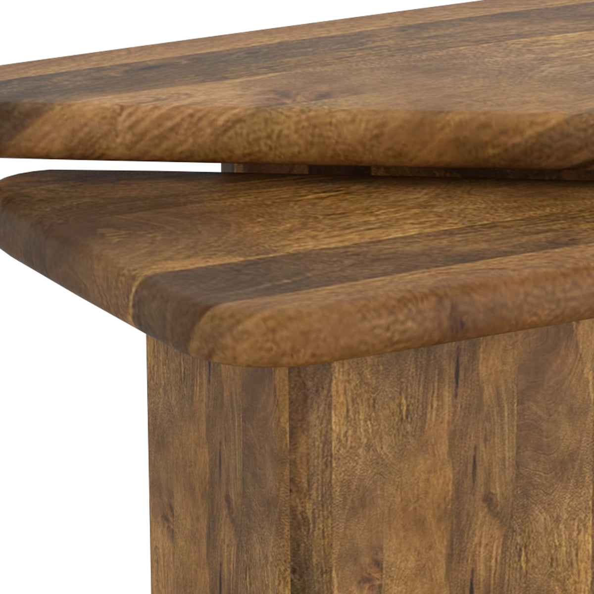 Draco 2pc Coffee Table Set (Walnut)