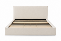 King Storage Bed (Beige)