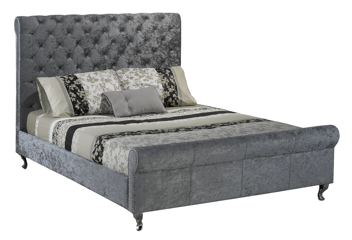Full Platform Bed (Silver) - 7316F-SIL