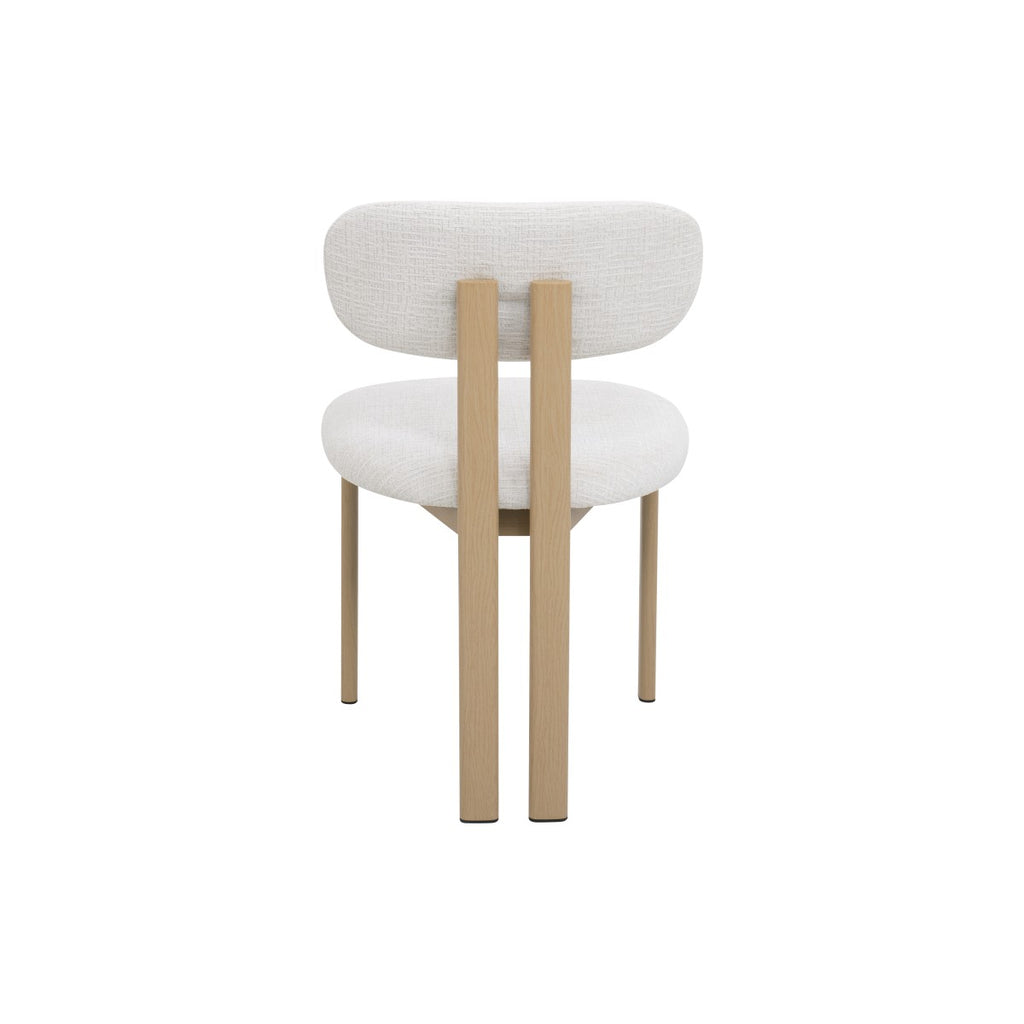 Dining Chair (Oak/Ivory) (Set of 2)