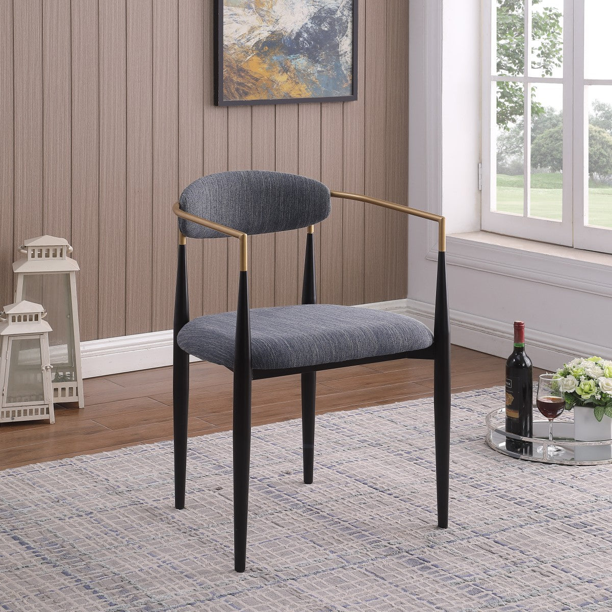Dining Chair (Grey) (Set of 2) - 51427