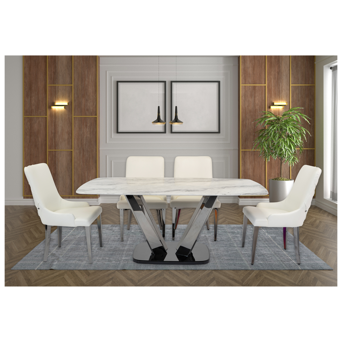 Prince & Bianca Luxe Dining Set