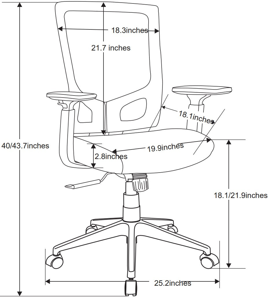 Office Chair (Charcoal)