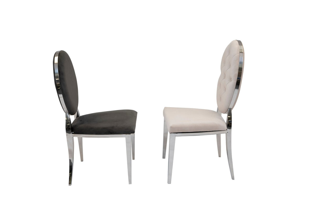Juliet Dining Chair – Silver